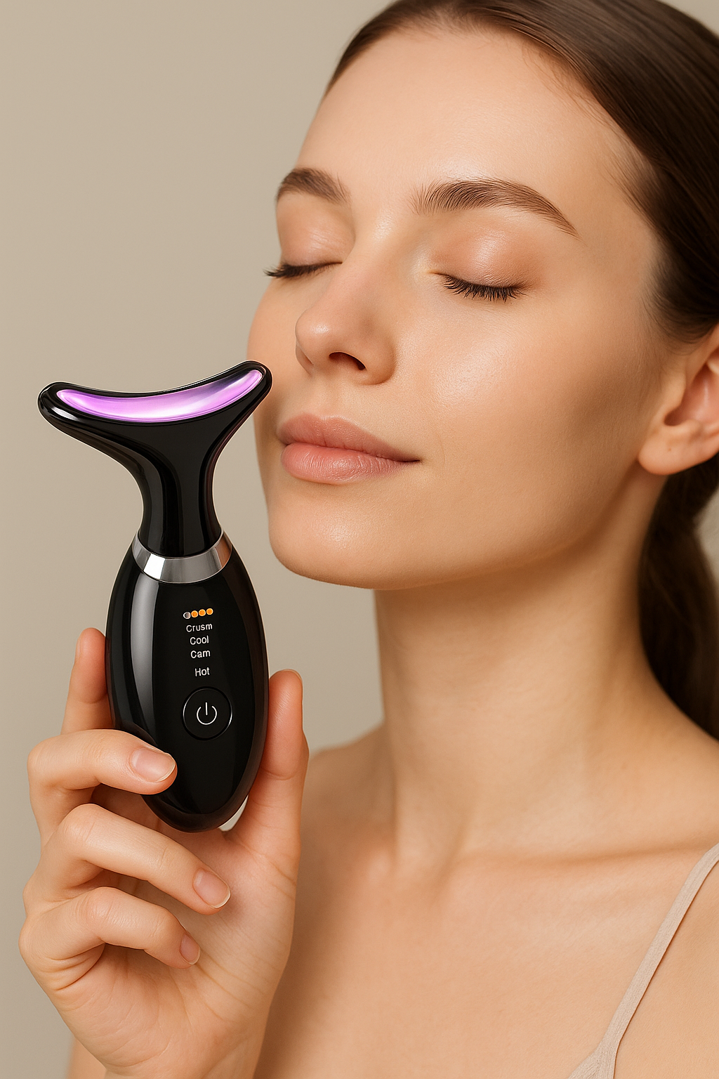 Anti-Wrinkle Facial Lifting Device – LED Light Therapy Skin Tightening & Vibration Massage Beauty Apparatus